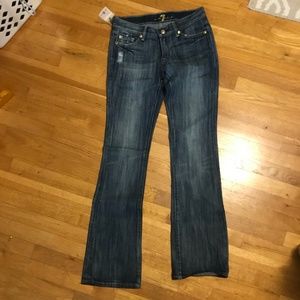 NWT 7 for all Mankind Boot Cut Jeans